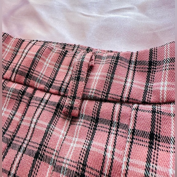 Pink & Black Plaid Skirt - Picture 4 of 4